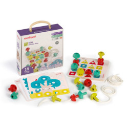 MAGNETICO SET JUEGO ECO ACTIVITY PINS MINILAND 32256