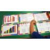 TARJETAS ACTIVIDADES CON 186 REGLETAS PLASTICO 15X21CM HENBEA 948