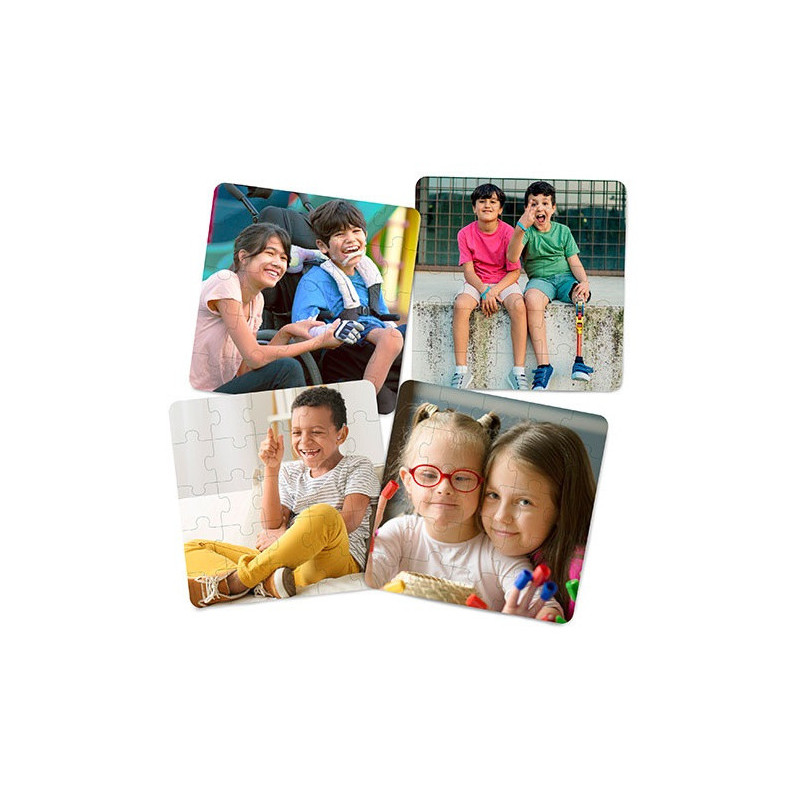 PUZLE APRENDE VALORES SET 4 ANCHOXALTO 21X21 CM MINILAND 35271