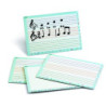 PIZARRAS DOBLE USO BLANCAS CON PENTAGRAMAS 21X30 CM FAIBO 800P