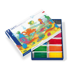 MARCD.ES COLORES GRUESOS SCHOOLPACK 144u. CARTON NORIS CLUB JUMBO 340 STAEDTLER