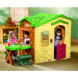 CASA PICNIC EN EL PATIO CON 6 SONIDOS Y COMPLEMENTOS PARA JUGAR LITTLE TIKES