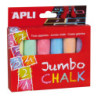 TIZAS JUMBO COL.SURTIDOS REDONDA 6U APLI 14367