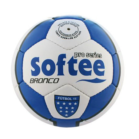BALON FUTBOL SOFTEE BRONCO LIMITED EDITION AZUL TALLA 11