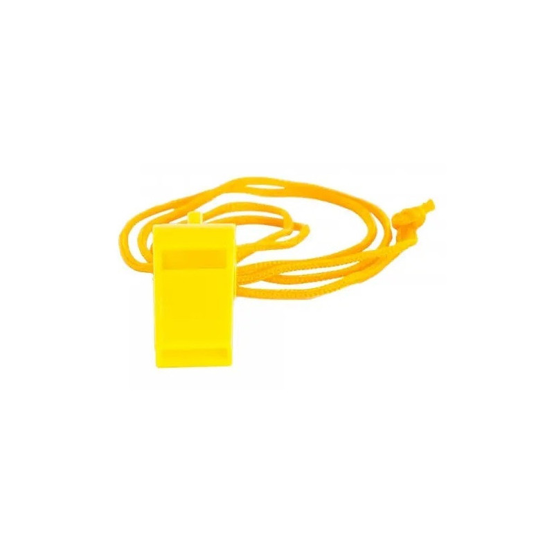 LOTE 5 SILBATOS PLÁSTICO ESTÁNDAR AMARILLO JIM SPORTS