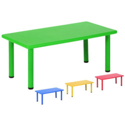 MESA SERIE ELITE RECTANGULAR TALLA 3 ALT.58 CM NIÑO 4-6 AÑOS COLORES IMPARA