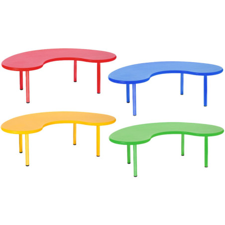 MESA SERIE ELITE EN U TALLA 1 ALT.46 CM NIÑO 2-3 AÑOS COLORES IMPARA