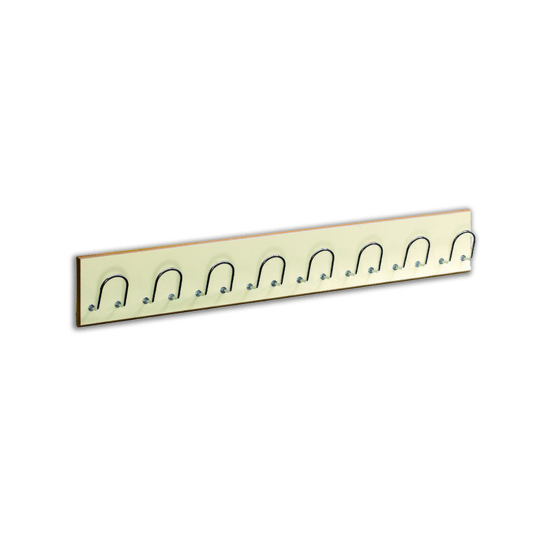 PERCHERO 272 MDF Y ESTRATIFICADO 8 GANCHOS CROMADOS TAGAR