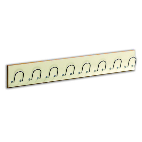 PERCHERO 272 MDF Y ESTRATIFICADO 8 GANCHOS CROMADOS TAGAR