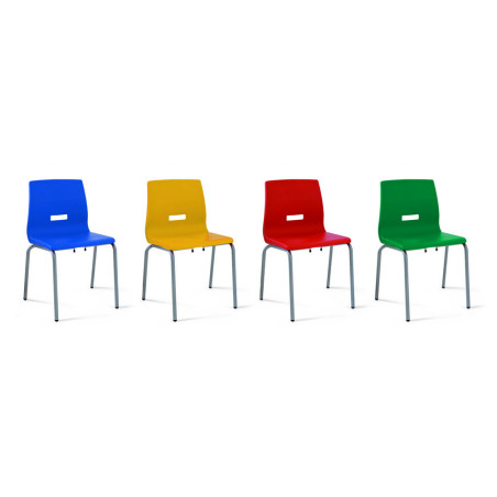 SILLA ESCOLAR MOD. 232 TUBO ACERO POLIPROPILENO COLOR CR/6  32 CM TAGAR