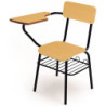 SILLA ESCOLAR C/PALA MOD.260 TUBO ACERO CONTRACHAPADO HAYA C/REJILLA AA 45CM TAGAR