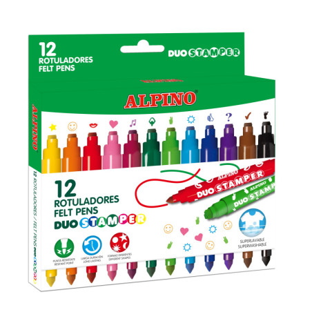 MARCD.ES COLORES ALPINO STAMPER CJ.12 UDS