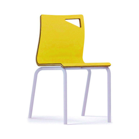 SILLA INFANTIL MOD.D313 TUBO ACERO CARCASA CONTRACHAPADO HAYA. DIF. ALTURAS TAGAR