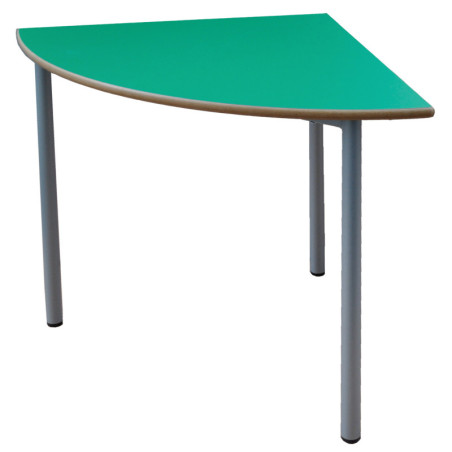 MESA 1/4 CIRCULO MOD.E145 TUBO ACERO TAPA LAMINADO TAGAR