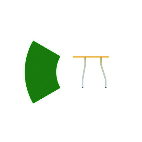 MESA INFANTIL MOD.D004 TUBO ACERO TAPA LAMINADO 120X60 ALT.60 TAGAR