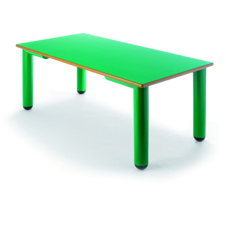 MESA PARVULARIO MOD.407 MADERA PATAS POLIPROPILENO COLOR RECTANGULAR A46 110X55 TAGAR