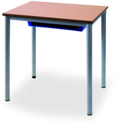 MESA ESCOLAR MOD.266 BANDEJA OPCIONAL PLÁSTICO 70X50 ALT.70 COLOR TAGAR
