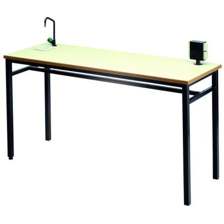 MESA LABORATORIO MOD.296 GRIFO+TORRETA ENCHUFES 180X60 ALT.90 TAGAR