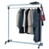 PERCHERO DE GRAN CAPACIDAD CON RUEDAS 540X1530X1715 MM GRIS ALBA