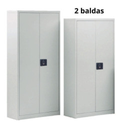 ARMARIO METALICO PUERTA BATIENTE 105X102X45 2 BALDAS ROCADA