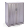 ARMARIO METÁLICO PERSIANA 105 x 80 x 45cm RAL 9006 INCLUYE 2 BALDAS ROCADA