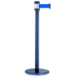 POSTES SEPARADORES (2 UDS) CON CINTA AZUL POESSA