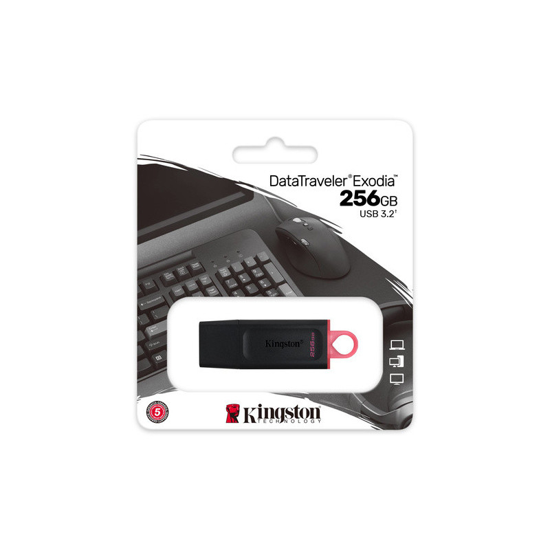 KINGSTON PENDRIVE DATATRAVELER EXODIA 256GB / USB 3.2 GEN 1