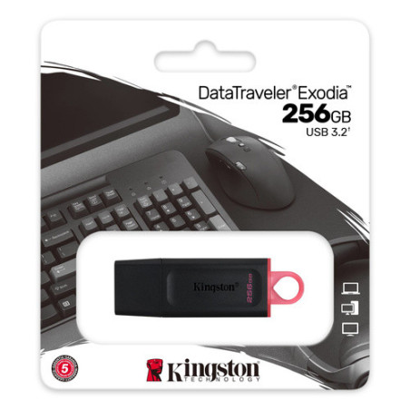 KINGSTON PENDRIVE DATATRAVELER EXODIA 256GB / USB 3.2 GEN 1