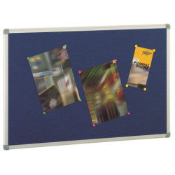 TABLEROS CORCHO TAPIZADOS MARCO ALUM. 60X90 NEGRO FAIBO 611T-2N