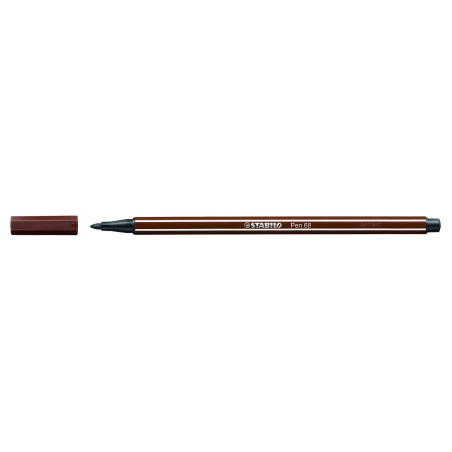 MARCD. STABILO ACUARELABLE PEN 68 MARRON 1 MM