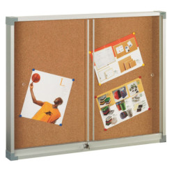 VITRINA CORCHO PUERTAS METACRILATO 90X120 FAIBO