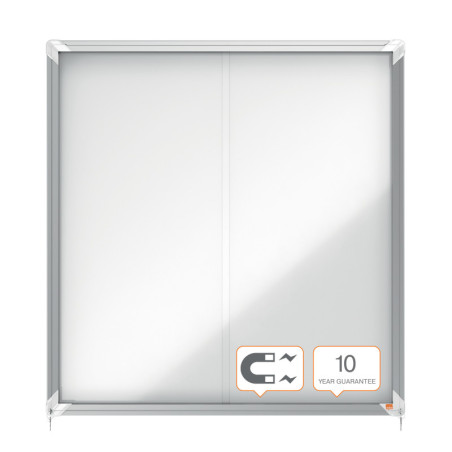 VITRINA INTERIOR METAL PUERTA CORREDERA PARA 12H A4 997X972X54MM NOBO