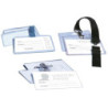 IDENTIFICADOR CON CORDON SEGURIDAD 56X90MM PP FLEXIBLE APERTURA TRASERA APLI