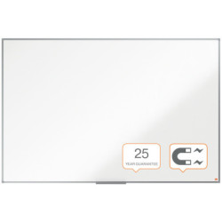 PIZARRA NOBO ESSENCE ACERO VITRIFICADO 180X120CM BLANCO