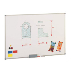 PIZARRA BLANCA LACADA MAGNETICA 45X60CM FAIBO