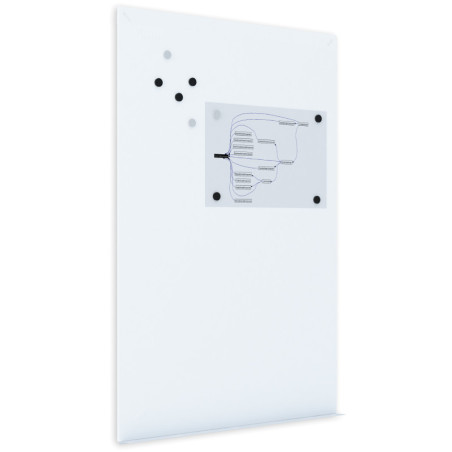PIZARRA BLANCA LACADA SKIN PRO WHITE BOARD® 100x150CM ROCADA