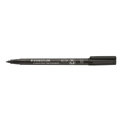 MARCD. PERMANENTE M 1MM NEGRO LUMOCOLOR 317 STAEDTLER