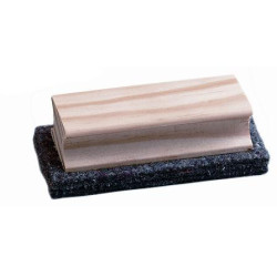 BORRADOR PIZARRA DE FIELTRO EMPUÑADURA MADERA 4X11X1,5 FAIBO 15P