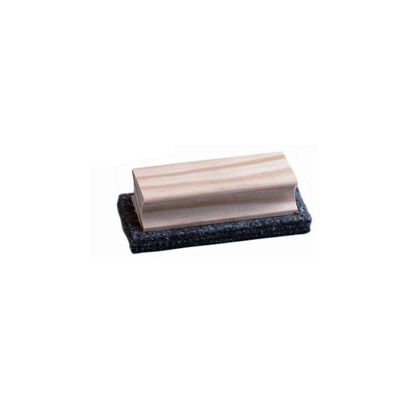 BORRADOR PIZARRA DE FIELTRO EMPUÑADURA MADERA 4X11X1,5 FAIBO 15P