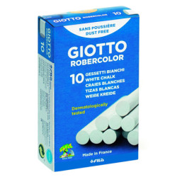 TIZA ROBERCOLOR BLANCA CJ DE 10 GIOTTO