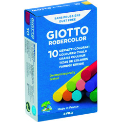 TIZA ROBERCOLOR COLORES SURT. CJ DE 10 GIOTTO