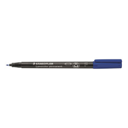 MARCD. PERMANENTE F 0,6MM AZUL LUMOCOLOR 318 STAEDTLER