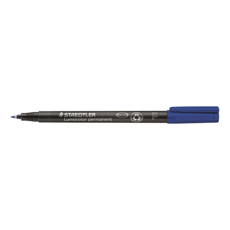 MARCD. PERMANENTE F 0,6MM AZUL LUMOCOLOR 318 STAEDTLER
