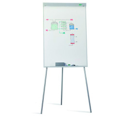 PIZARRA TRÍPODE CONVENCIÓN CON SISTEMA DE ESTABILIDAD MELAMINA 70 X 102 CM FAIBO