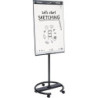 PIZARRA CABALLETE SKETCH EASY FLIPCHART MOBILE ROUND BASE LEGAMASTER