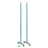 SOPORTE METALICO PARA PIZARRAS FORMA T CON RUEDAS FAIBO