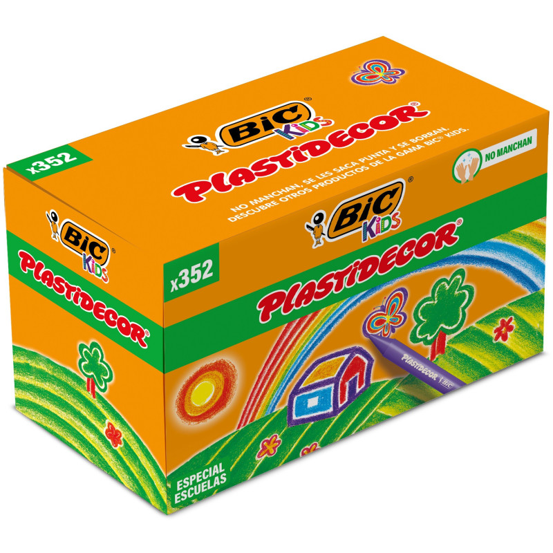 CERAS CLASSPACK 352u.PLASTIDECOR 352  X 16 COLORES BIC 841719