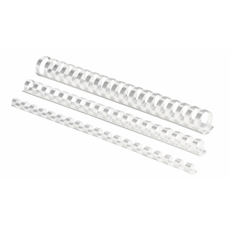 CANUTILLO PLASTICO OVAL 32MM BLANCO CJ.50U FELLOWES