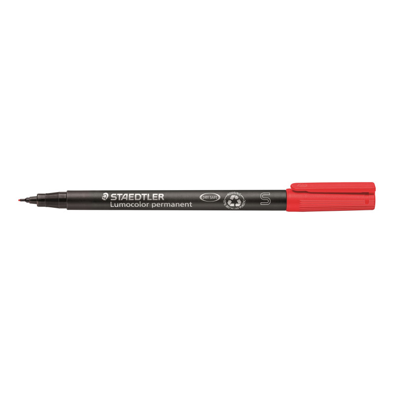 MARCD. PERMANENTE S 0,4MM ROJO LUMOCOLOR 313 STAEDTLER