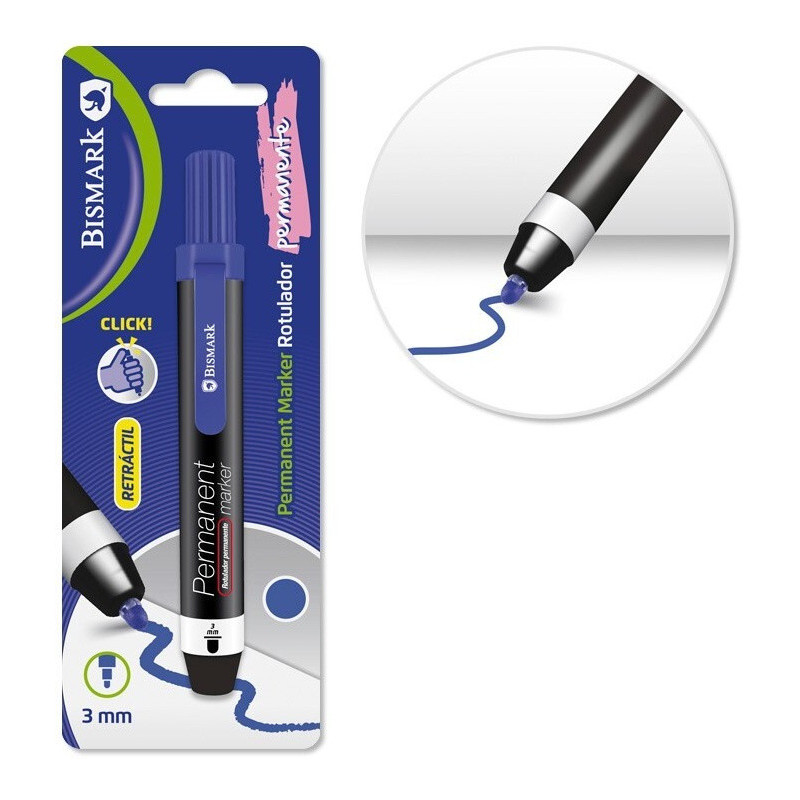 MARCD. PERMANENTE RETRACT TIP AZUL POESSA